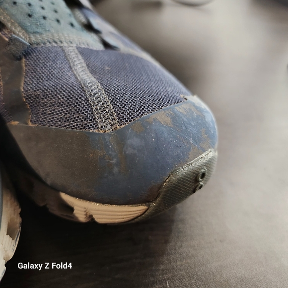 On Cloud Waterproof Cloudswift Running Shoes Blue/Gray - Picture 11 of 13